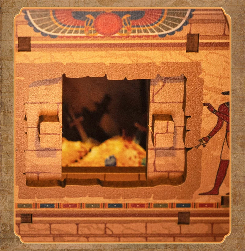 Treasure chamber in Egyptian Treasure Hunt Book Nook Kit