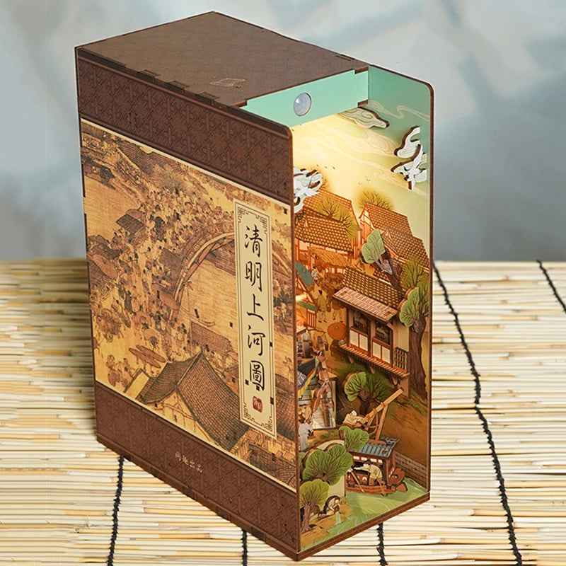 Chinese Ancient Town Book Nook Kit box