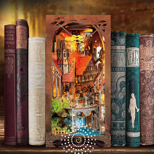 Magical Valley Book Nook Kit with LED lighting