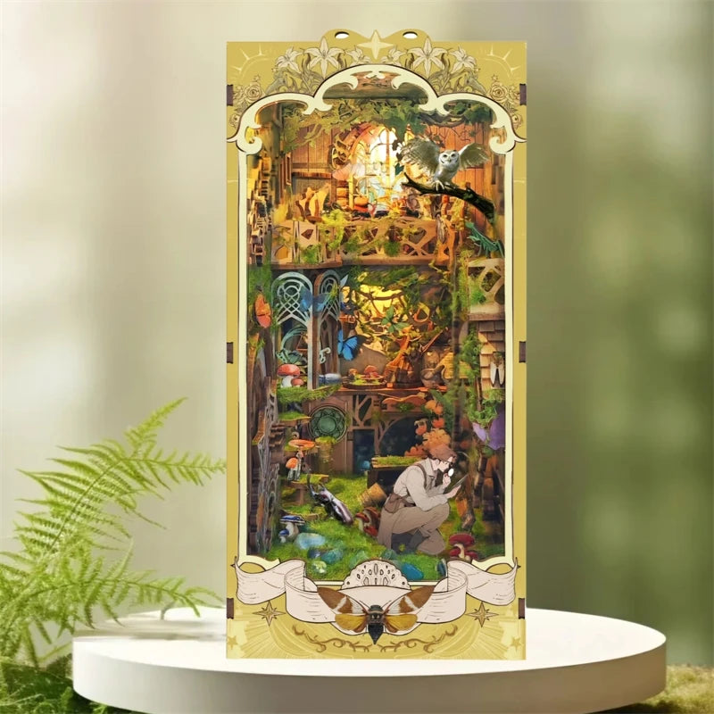 Into The Wild Book Nook Kit with ornate Victorian design